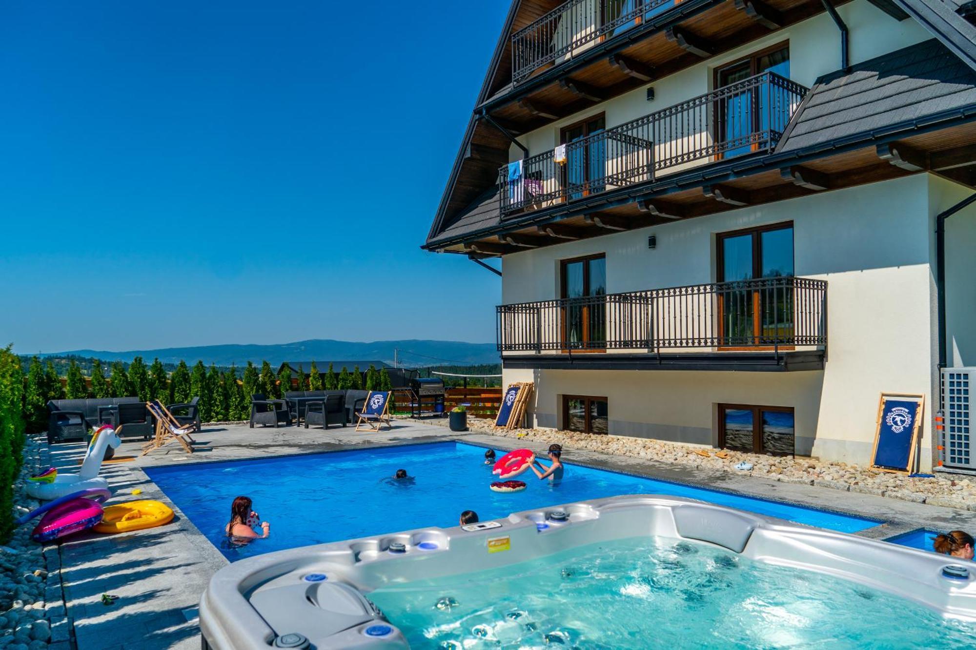 Aparthotel Rabian-Ski Zewnetrzny Basen Oraz Jacuzzi Z Podgrzewana Woda Sala Zabaw I Dmuchaniec Bialka Tatrzanska Dış mekan fotoğraf